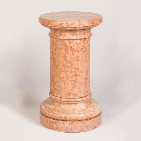 A Breccia Marble Pedestal